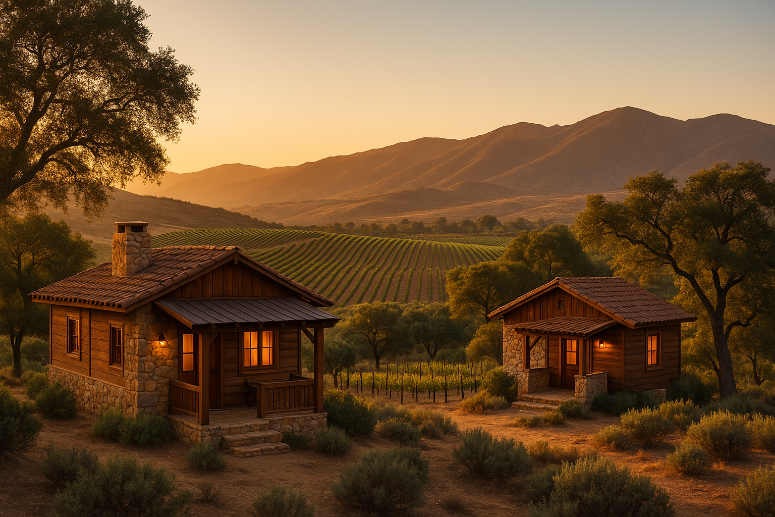 Cabañas - Valle de Guadalupe